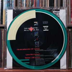 Sharpe + Numan - I'm On Automatic - UK PICTURE DISC 1986 Polydor, VG+/VG+