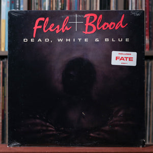 Flesh + Blood - Dead, White & Blue - 1989 Atlantic SEALED