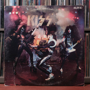 Kiss - Alive! - 2LP - 1975 Casablanca, VG+/VG