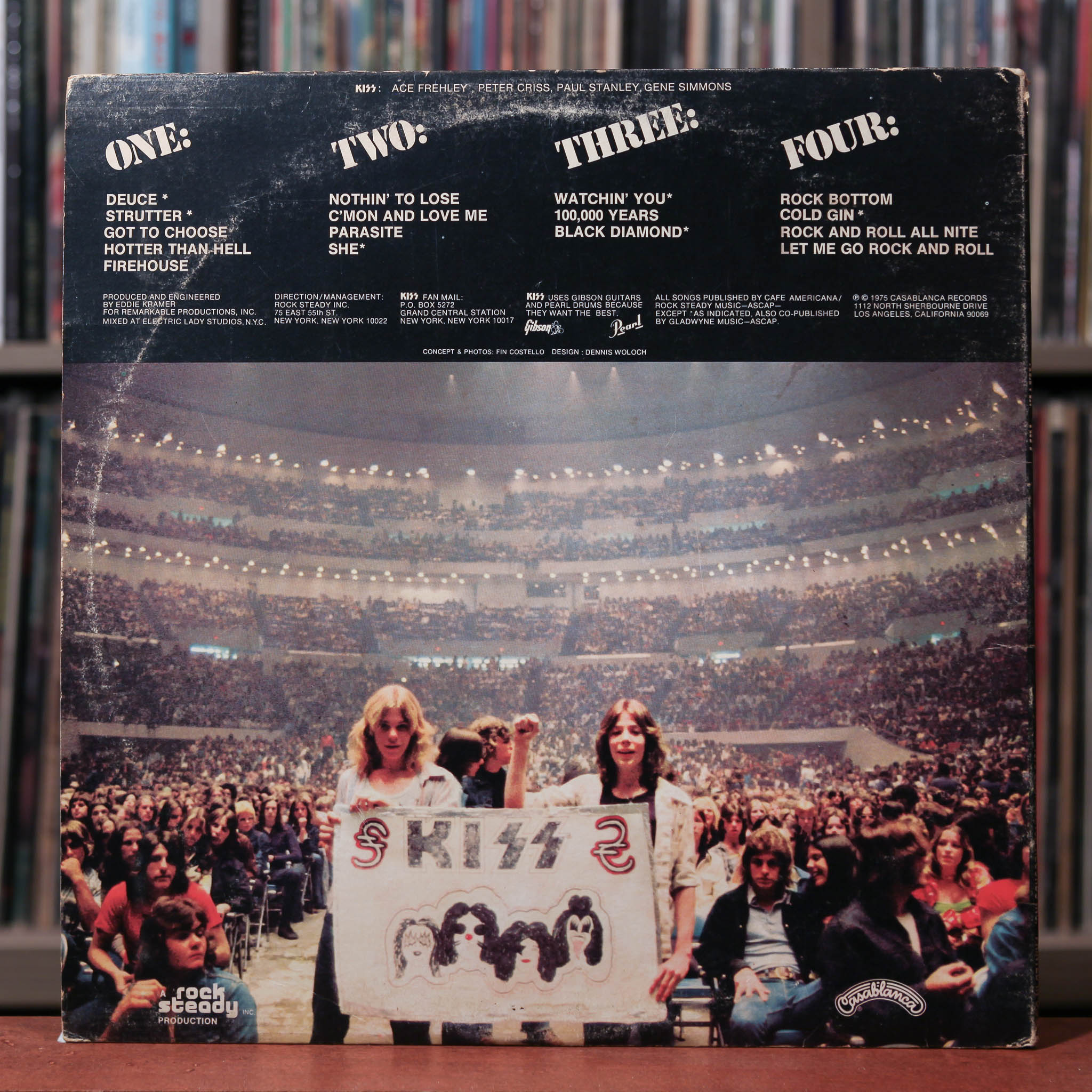 Kiss - Alive! - 2LP - 1975 Casablanca, VG+/VG