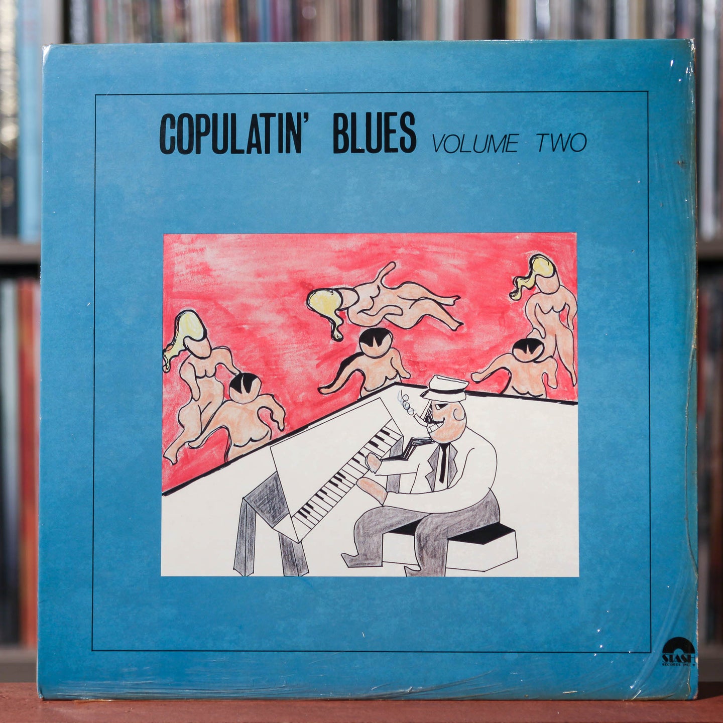 Copulatin' Blues Volume Two - Various - 1984 Stash, EX/EX w/Shrink