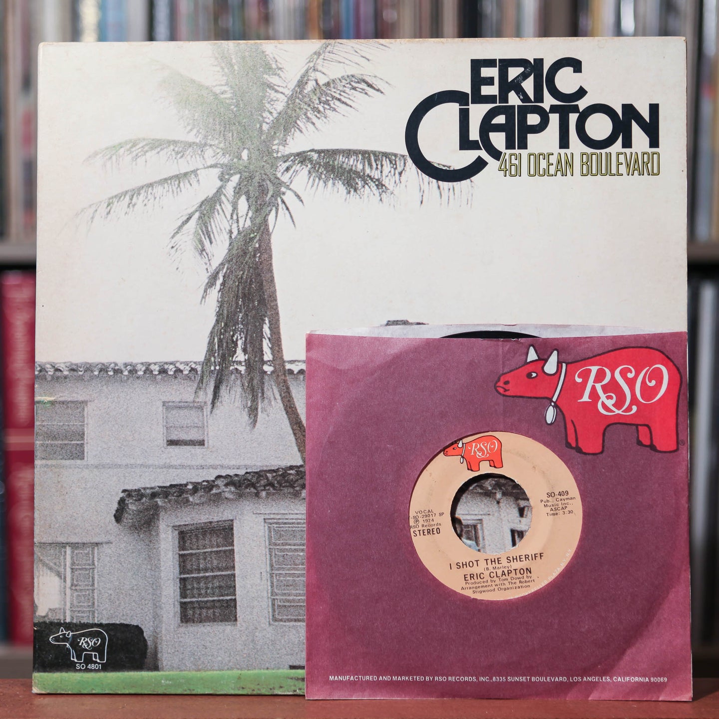 Eric Clapton - 461 Ocean Boulevard - 1974 RSO, VG+/VG w/7