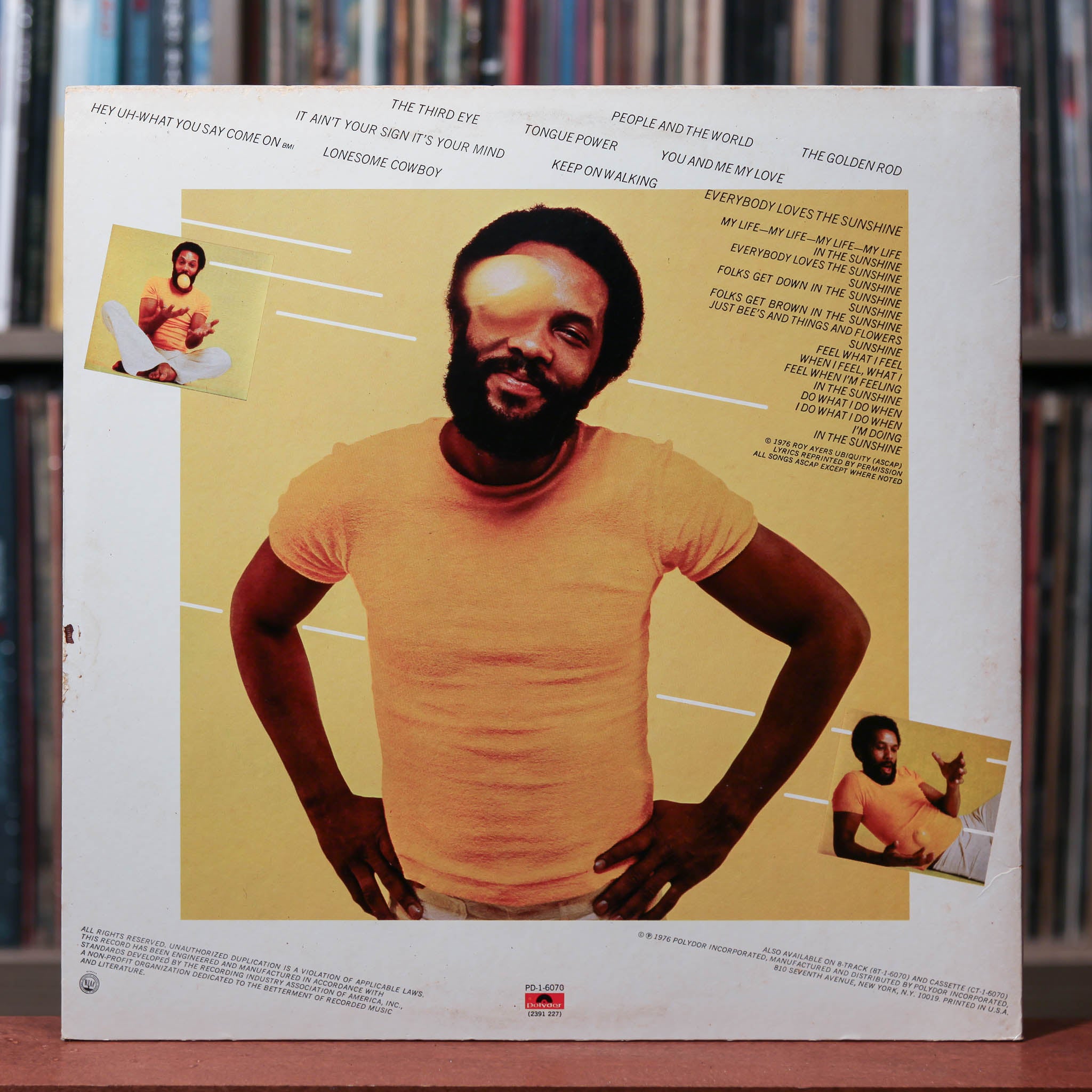 USオリジ　Roy Ayers Everybody Loves the LP Roy Ayers Ubiquity Everybody Loves the Sunshine LP (Yellow