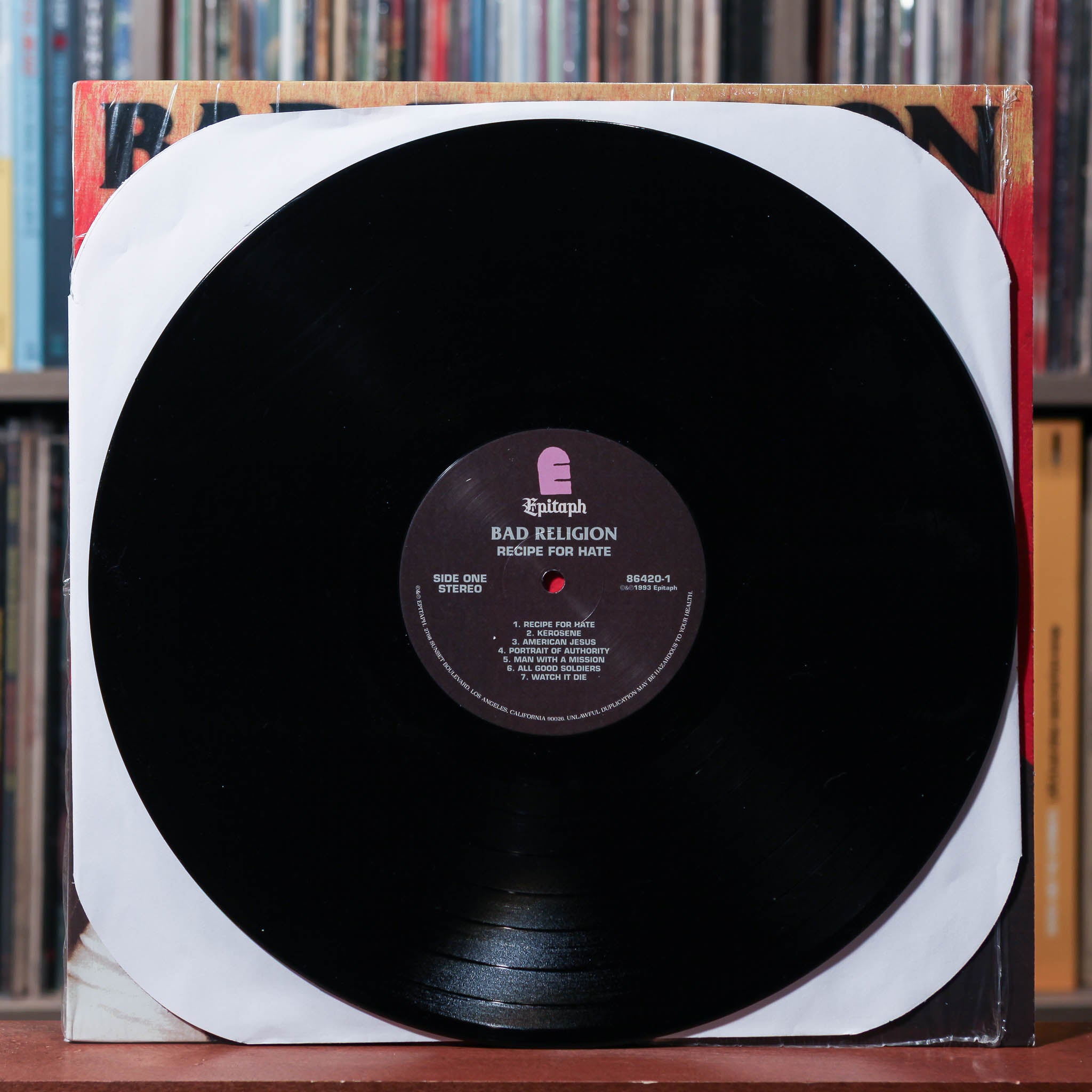 Bad Religion - Recipe For Hate - IN SHRINK 2021 Epitaph, VG+/VG