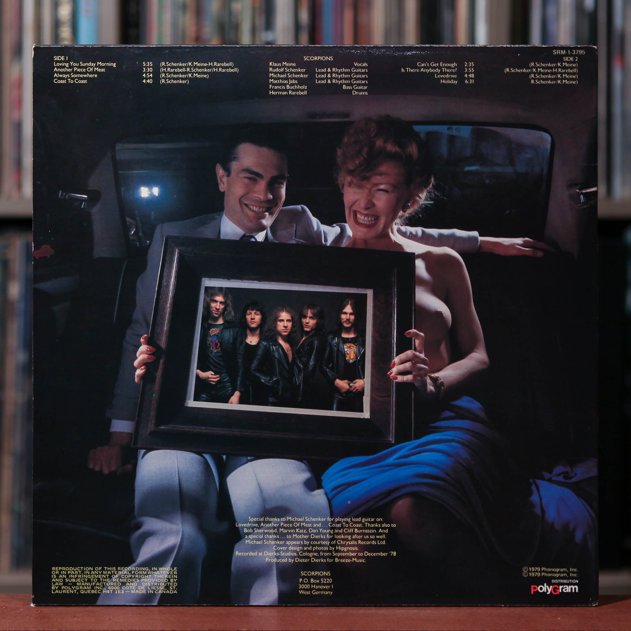 Scorpions - Lovedrive - Canada Import - 1979 Mercury, VG+/VG+