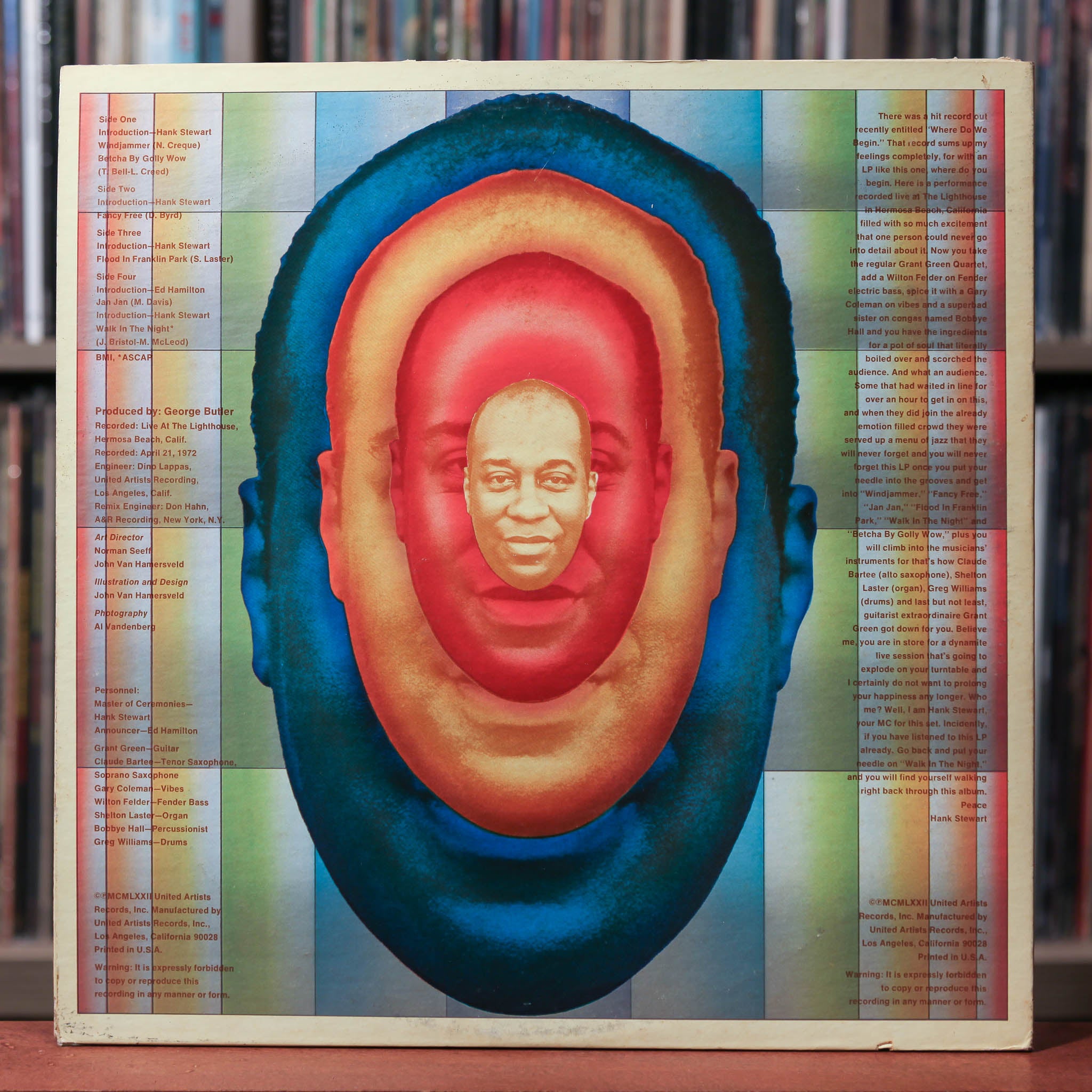 Grant Green - Live At The Lighthouse - 1972 Blue Note, VG+/VG+