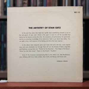 Stan Getz - The Artistry Of Stan Getz - 10" LP - 1953 Mercury, VG+/VG+