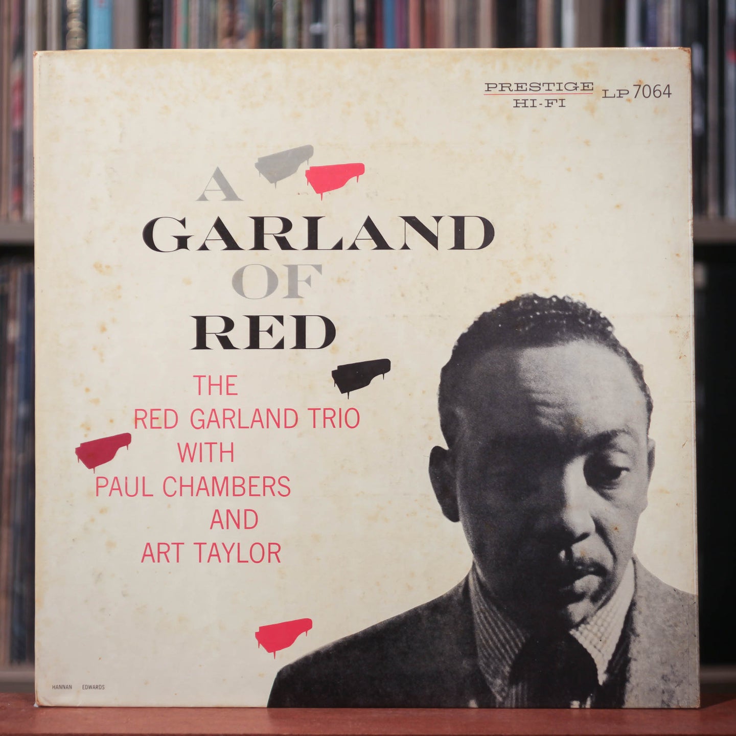 Red Garland Trio with Paul Chambers and Art Taylor - MONO - A Garland of Red - 1958 Prestige, VG/VG