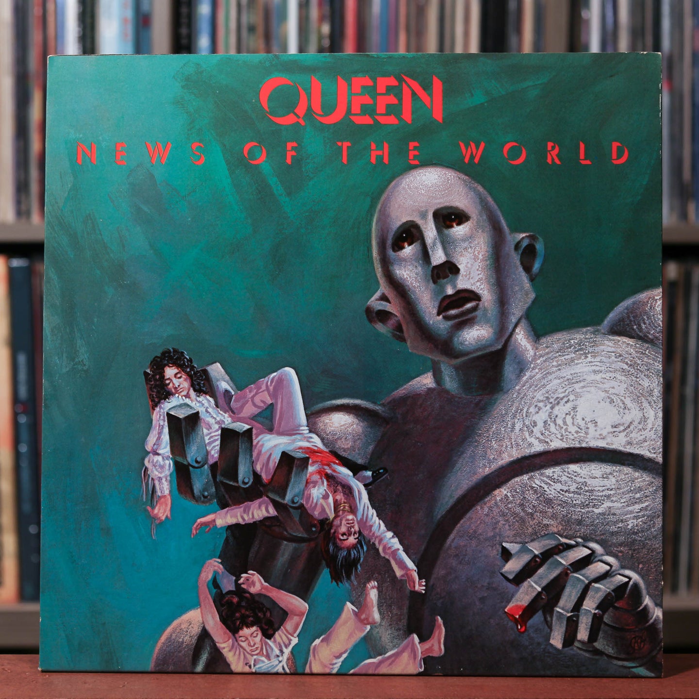 Queen - News Of The World - 1977 Elektra, EX/EX