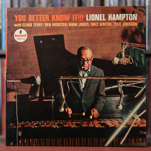 Lionel Hampton - You Better Know It!!! - 1965 Impulse!, VG+/VG