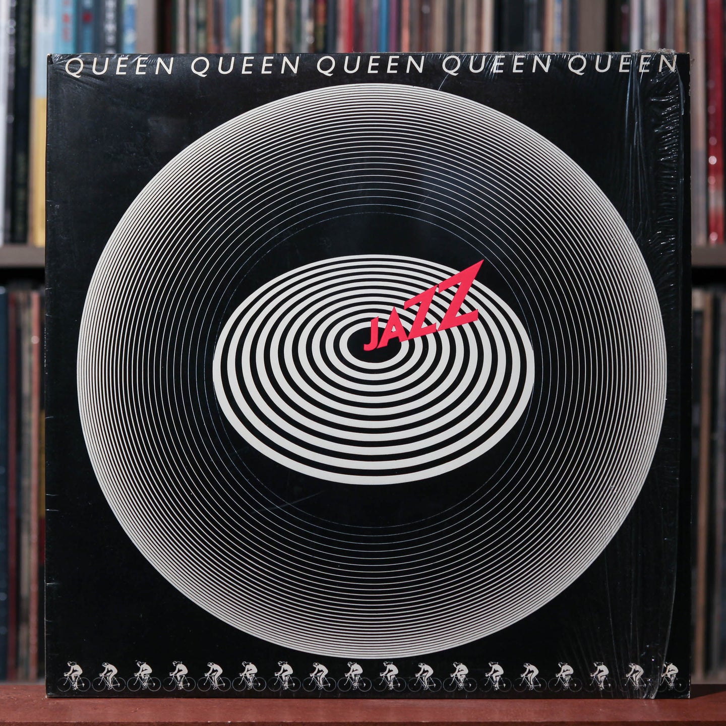 Queen - Jazz - IN SHRINK W/ POSTER 1978 Elektra, EX/EX