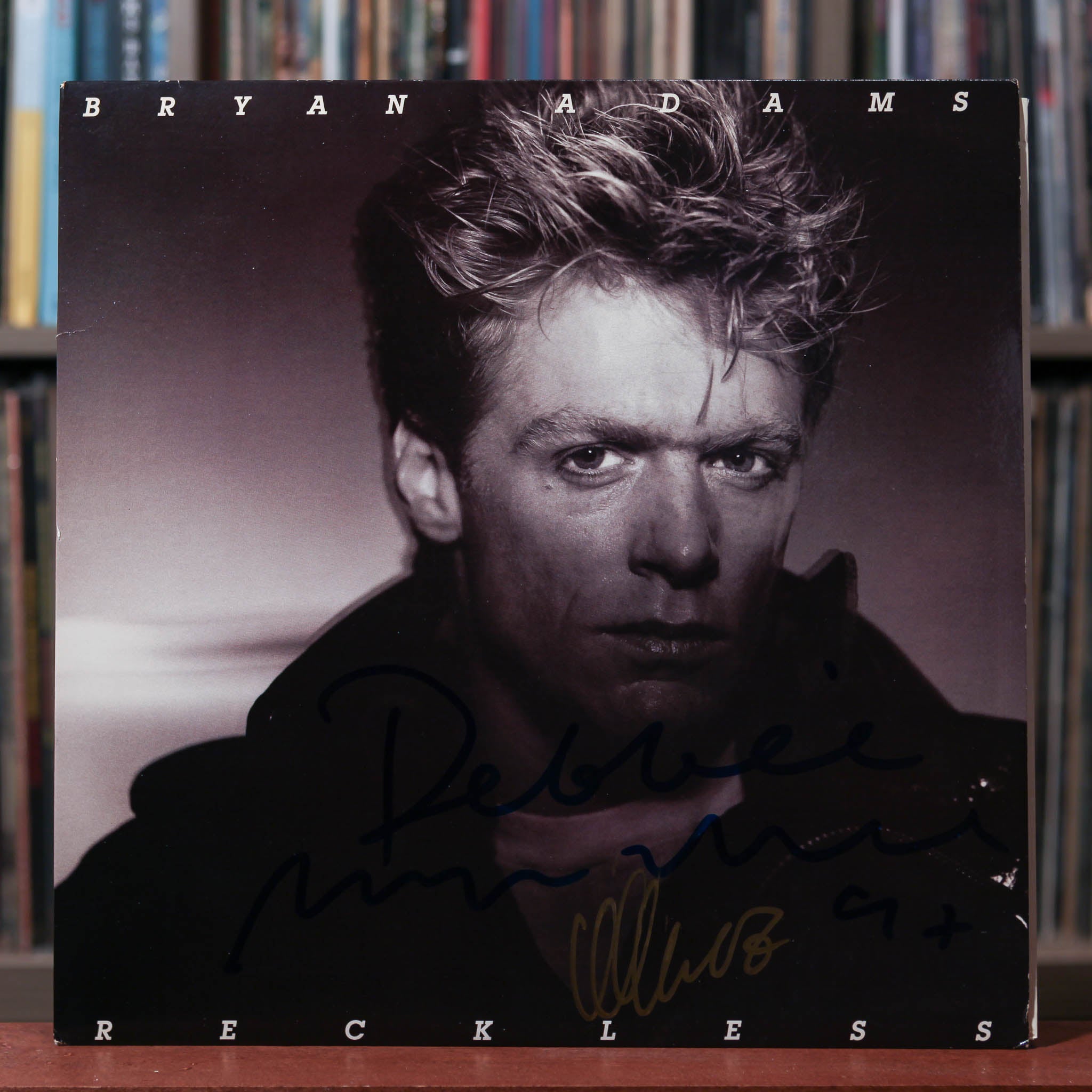 Bryan Adams - Reckless - SIGNED BY BRYAN ADAMS 1985 A&M