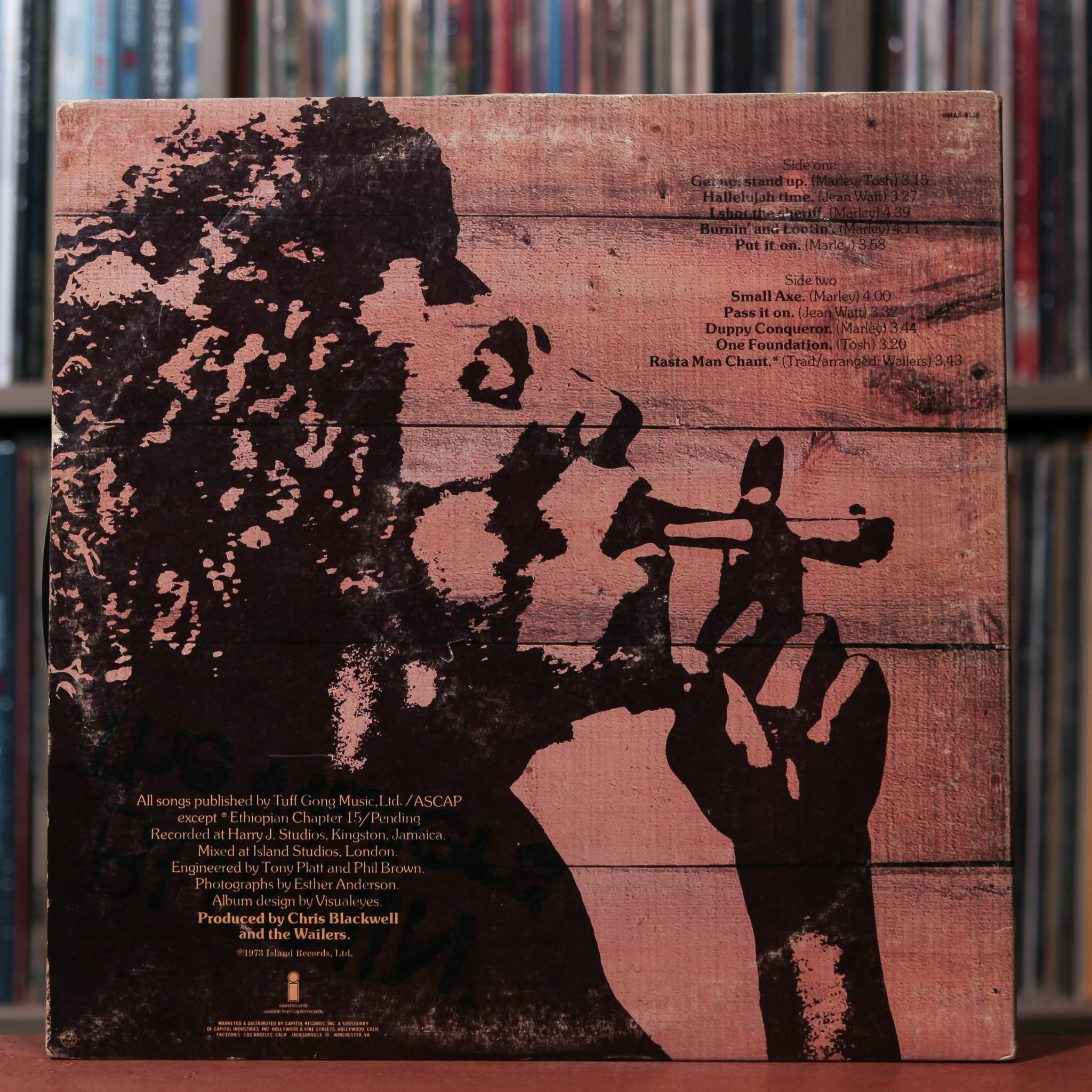 The Wailers - Burnin' - 1973 Island Records, VG/G+