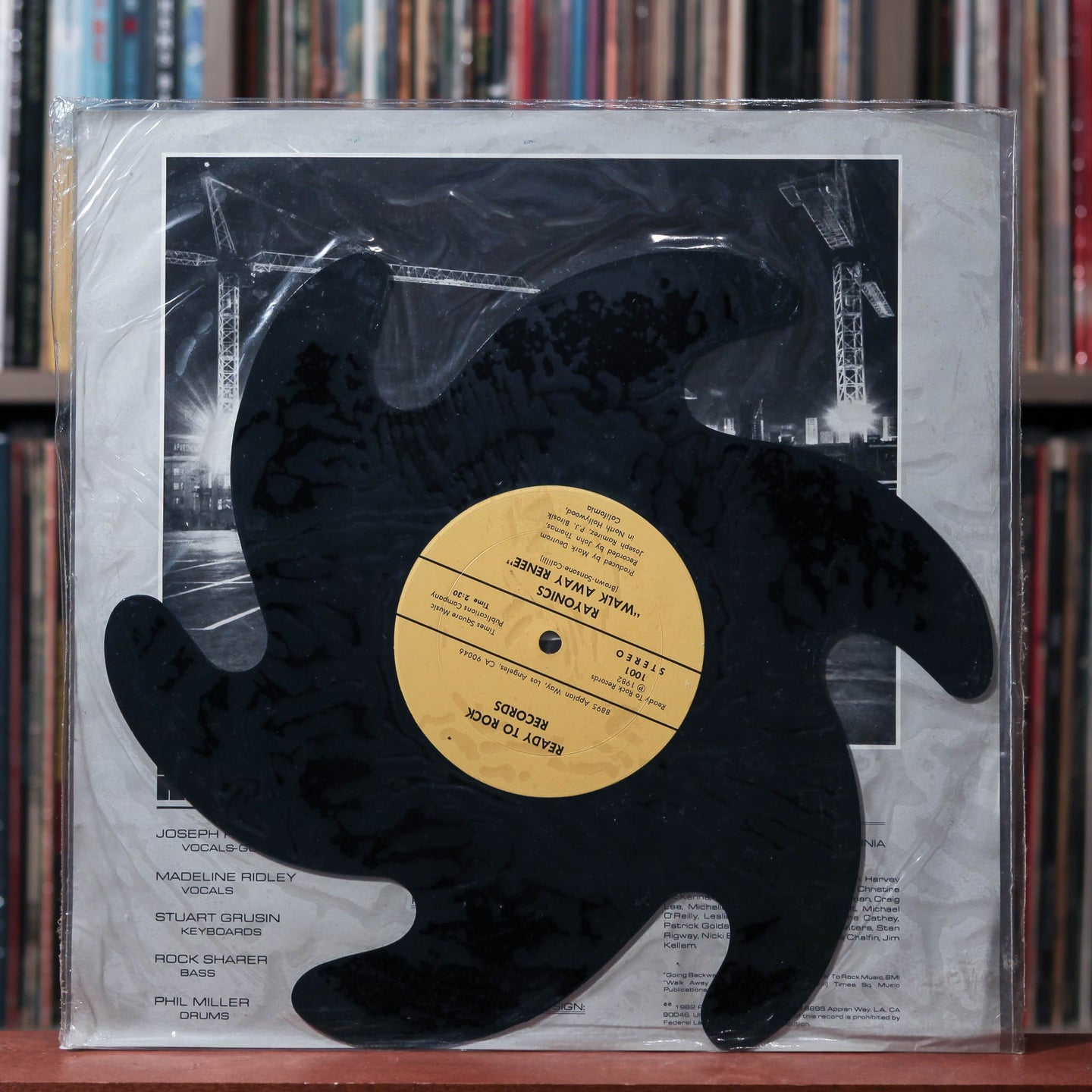 Rayonics - Walk Away Renee / Going Backwards - SHAPED DISC 1982 Ready to Rock SEALED