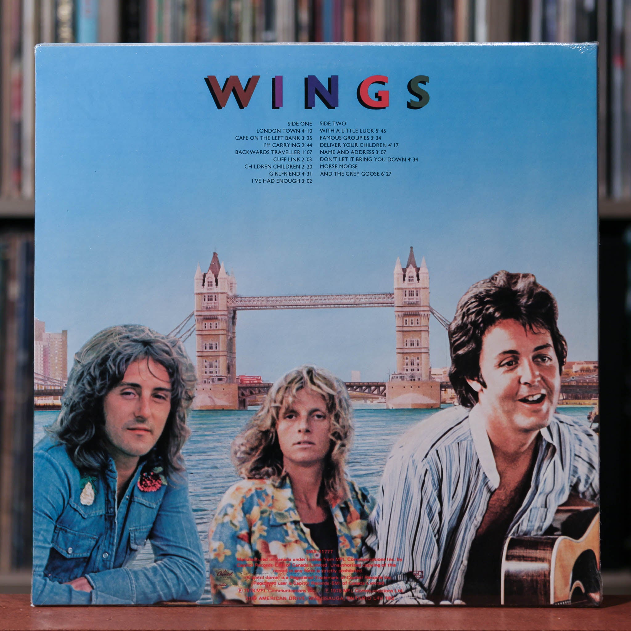 Wings - London Town - Canada Import - 1978 Capitol, SEALED