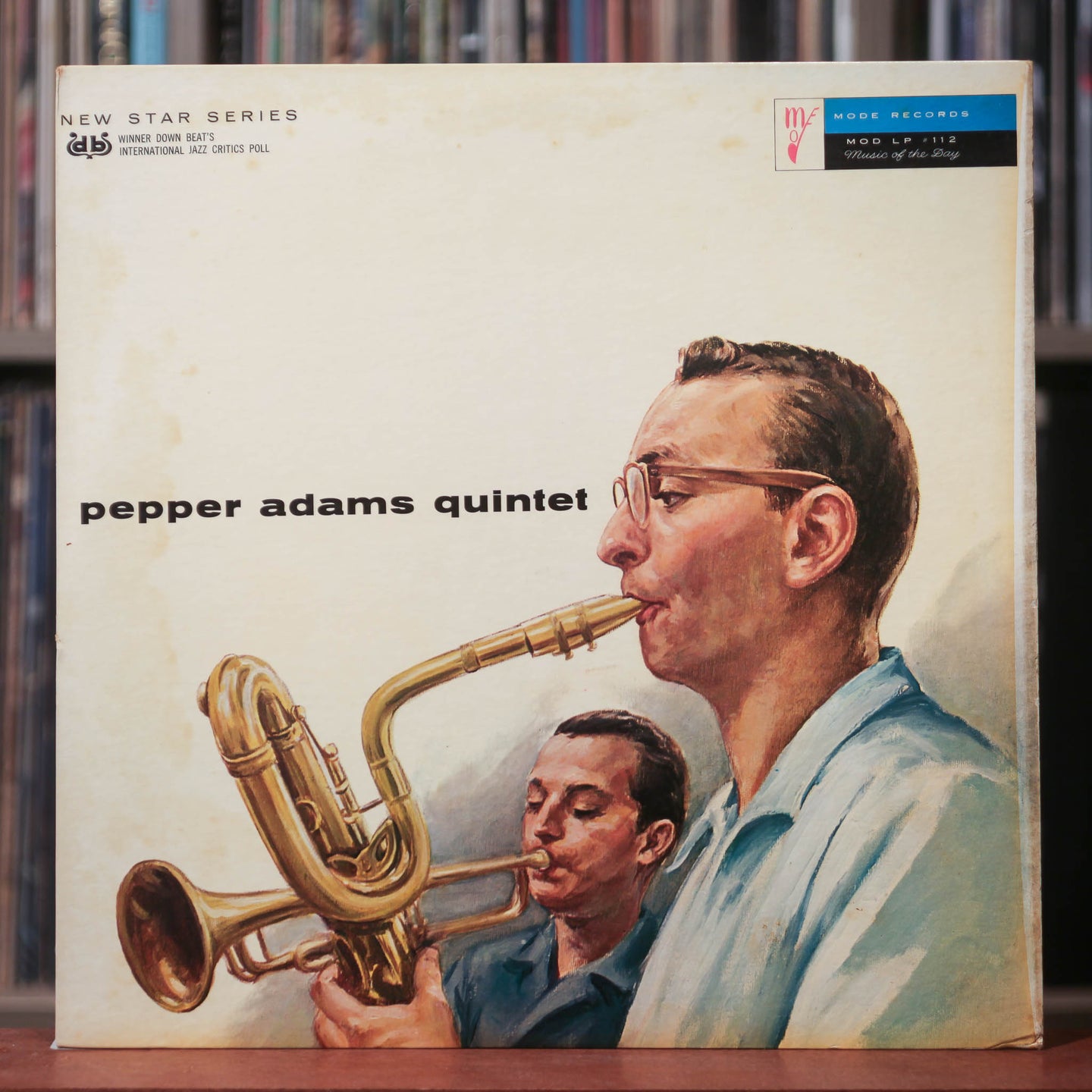 Pepper Adams Qunitet - Self Titled - 1957 Mode,  VG/VG++