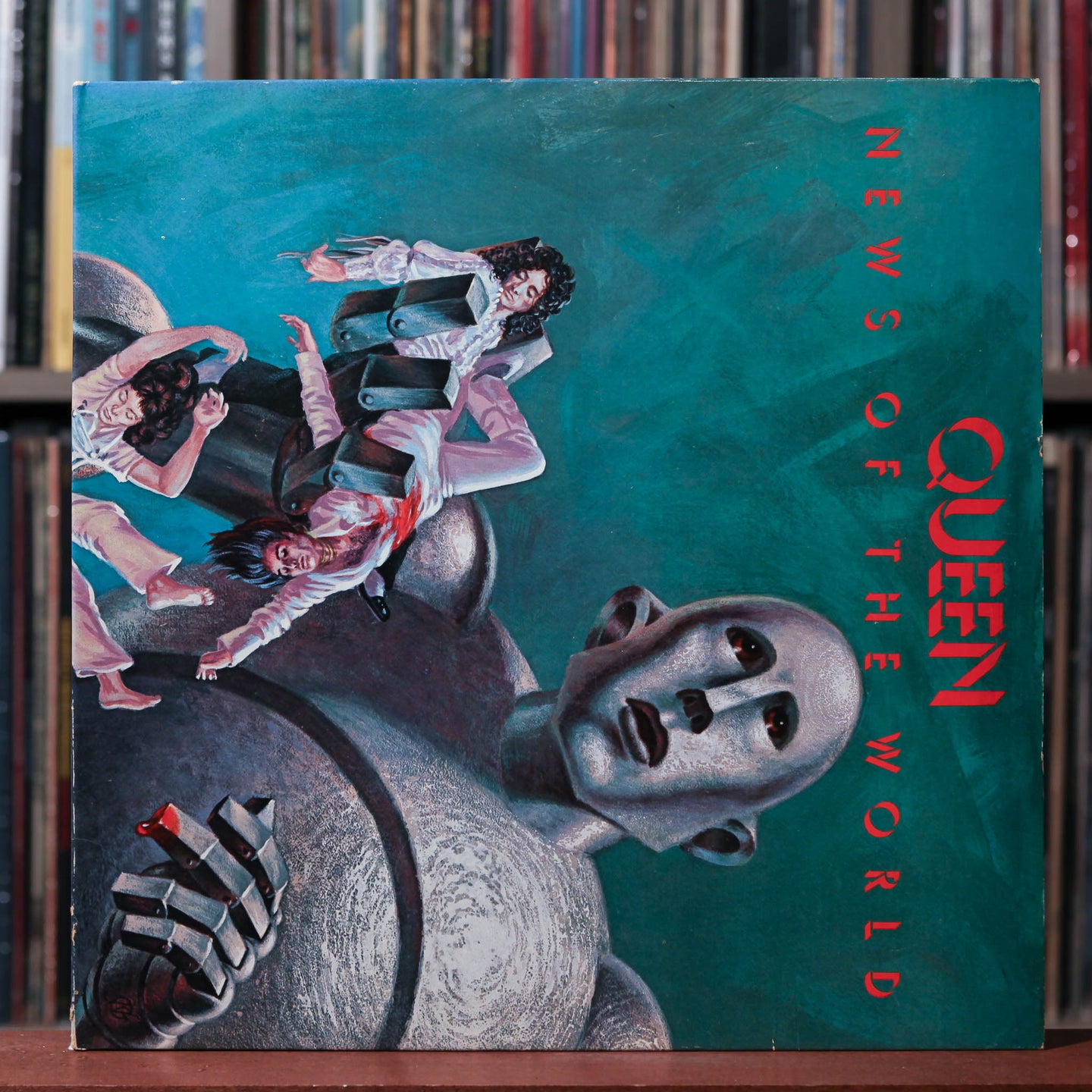 Queen - News Of The World - 1977 Elektra, VG/VG