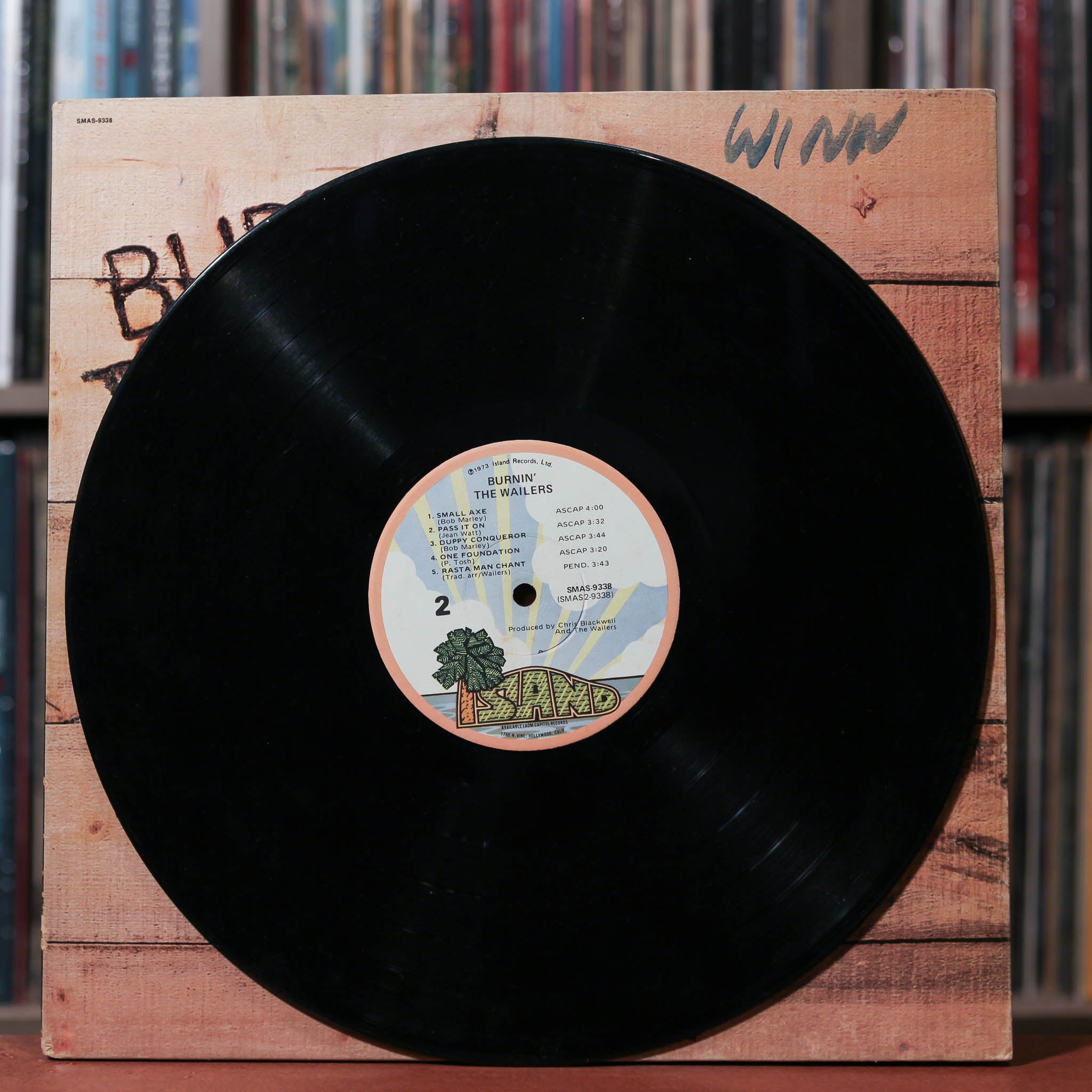 The Wailers - Burnin' - 1973 Island Records, VG/G+