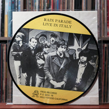Load image into Gallery viewer, Rain Parade - Live In Italy - ITALY PICTURE DISC 1984 - Frog Records, VG+/NM
