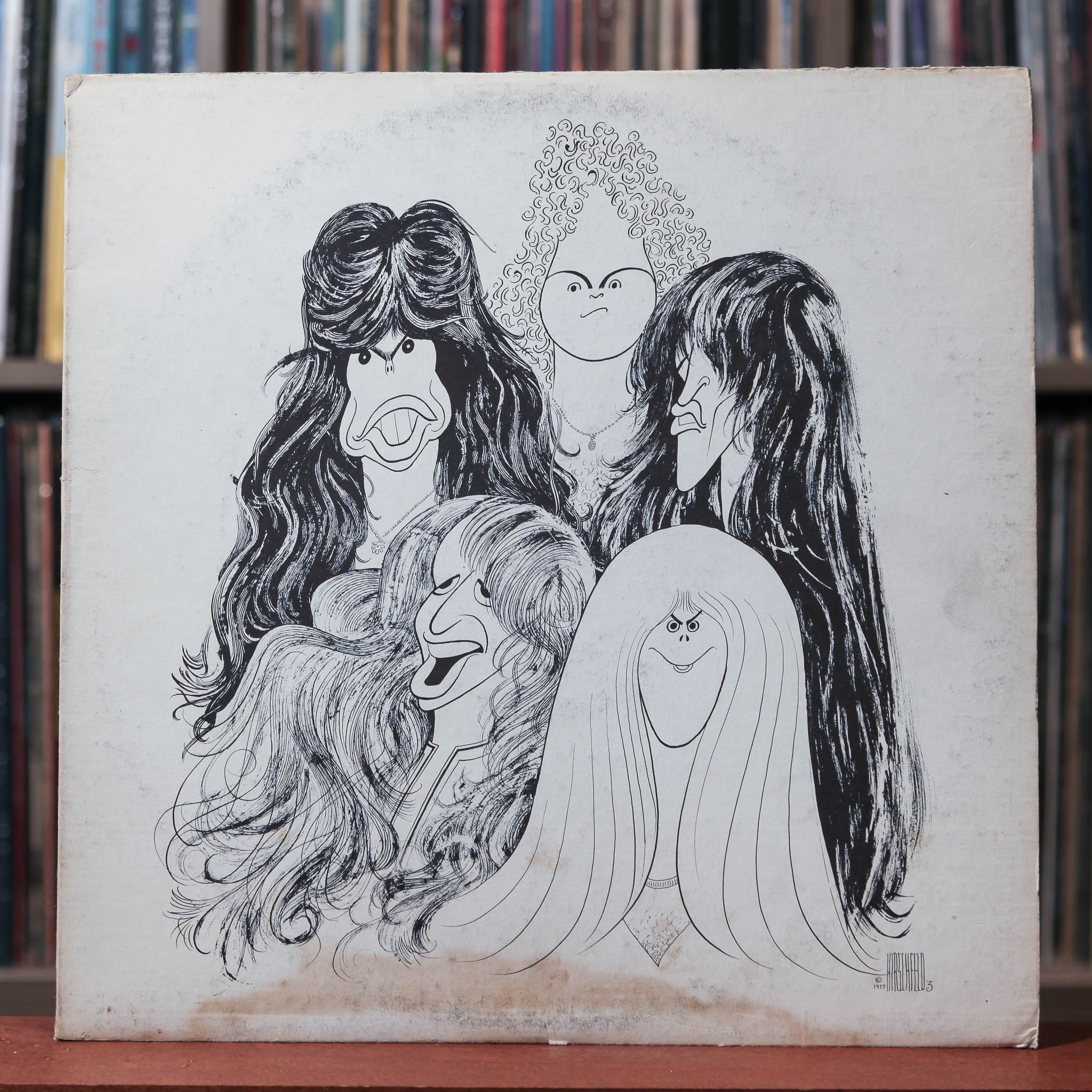 Aerosmith - Draw The Line - W/ INSERT 1977 Columbia, VG+ Media