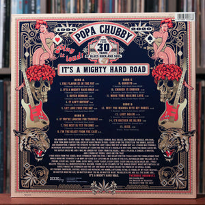 Popa Chubby - It's A Mighty Hard Road- 2LP EUROPE 2020 DixieFrog, EX/NM