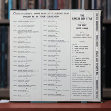 Load image into Gallery viewer, Lester Young And The Kansas City Six - Kansas City Style - 10&quot; LP - 1952 Commodore, VG/VG+
