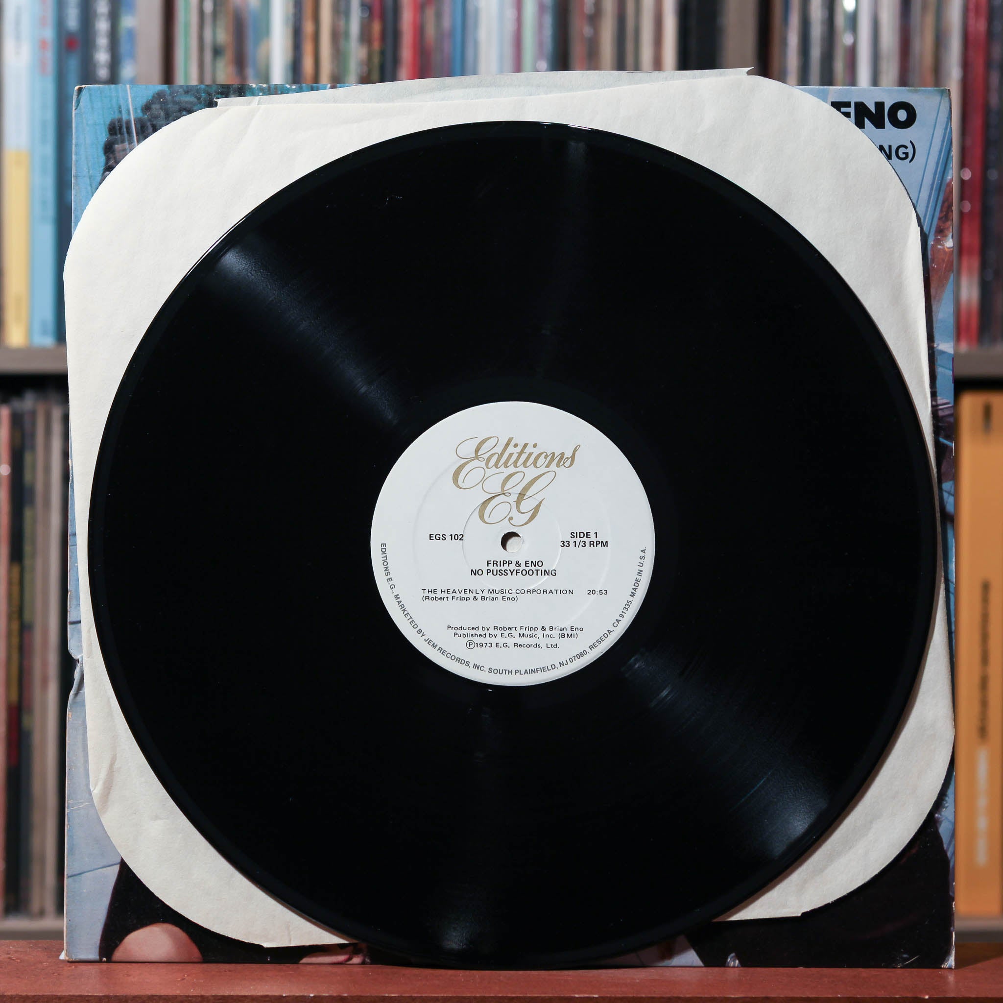 Fripp & Eno - (No Pussyfooting) - 1980 Editions EG, VG/EX