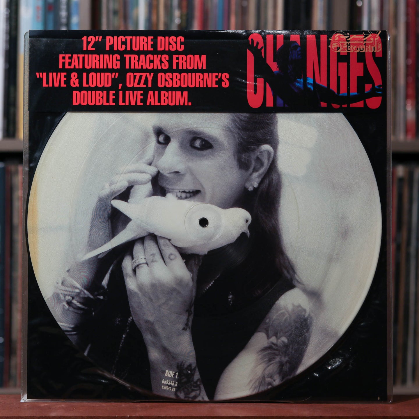 Ozzy Osbourne The Ultimate Sin UK picture disc LP (vinyl