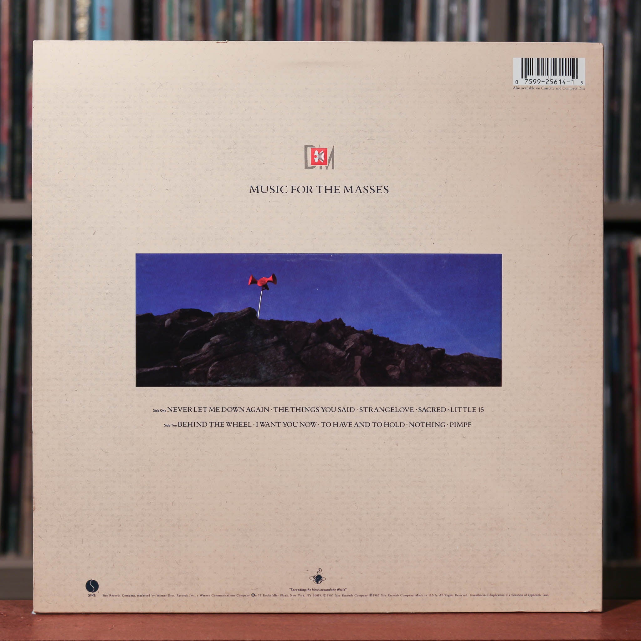 Depeche Mode - Music For The Masses - 1987 Sire, EX/EX