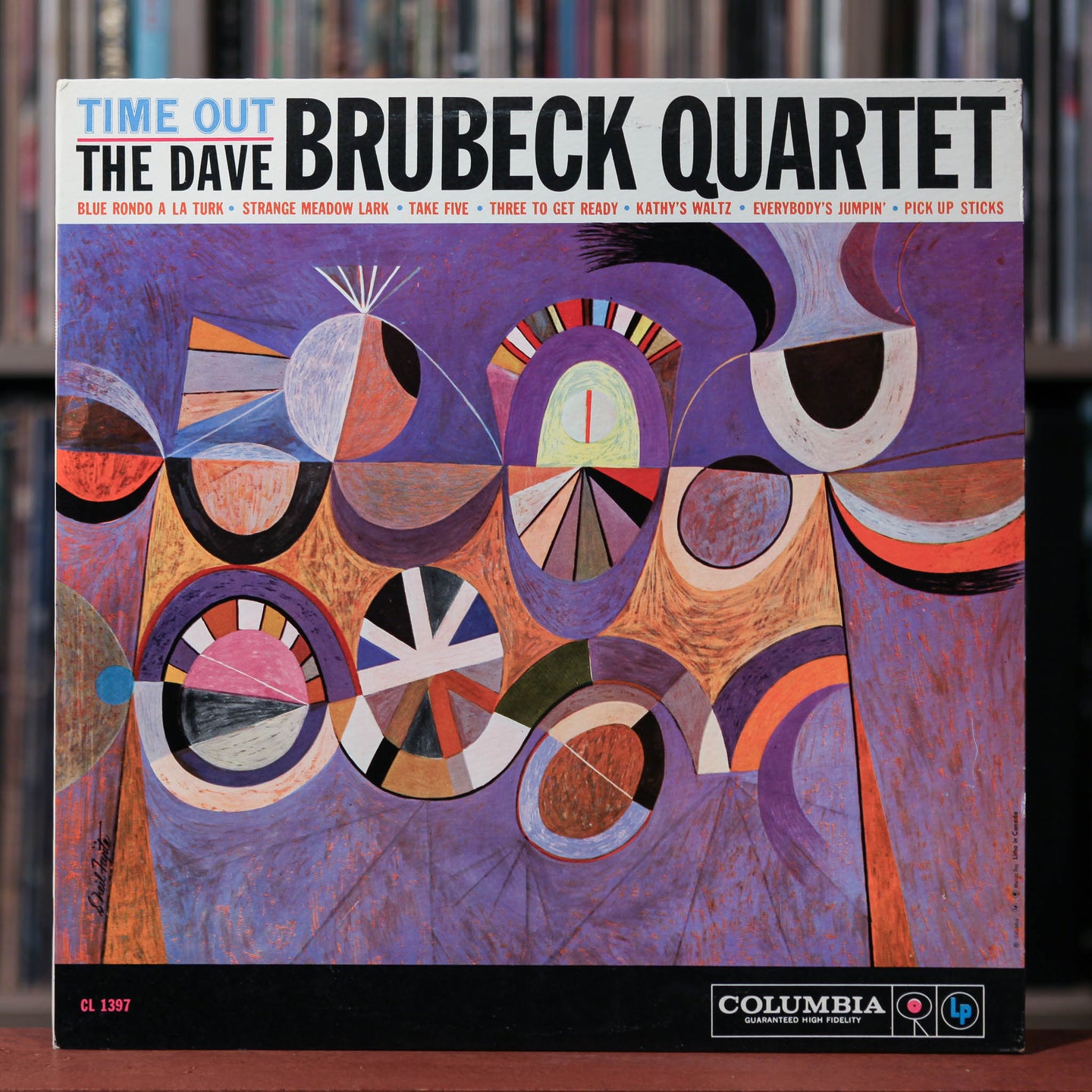 Dave Brubeck Quartet - Time Out - Canada Import - 1959 Columbia, VG+/VG+