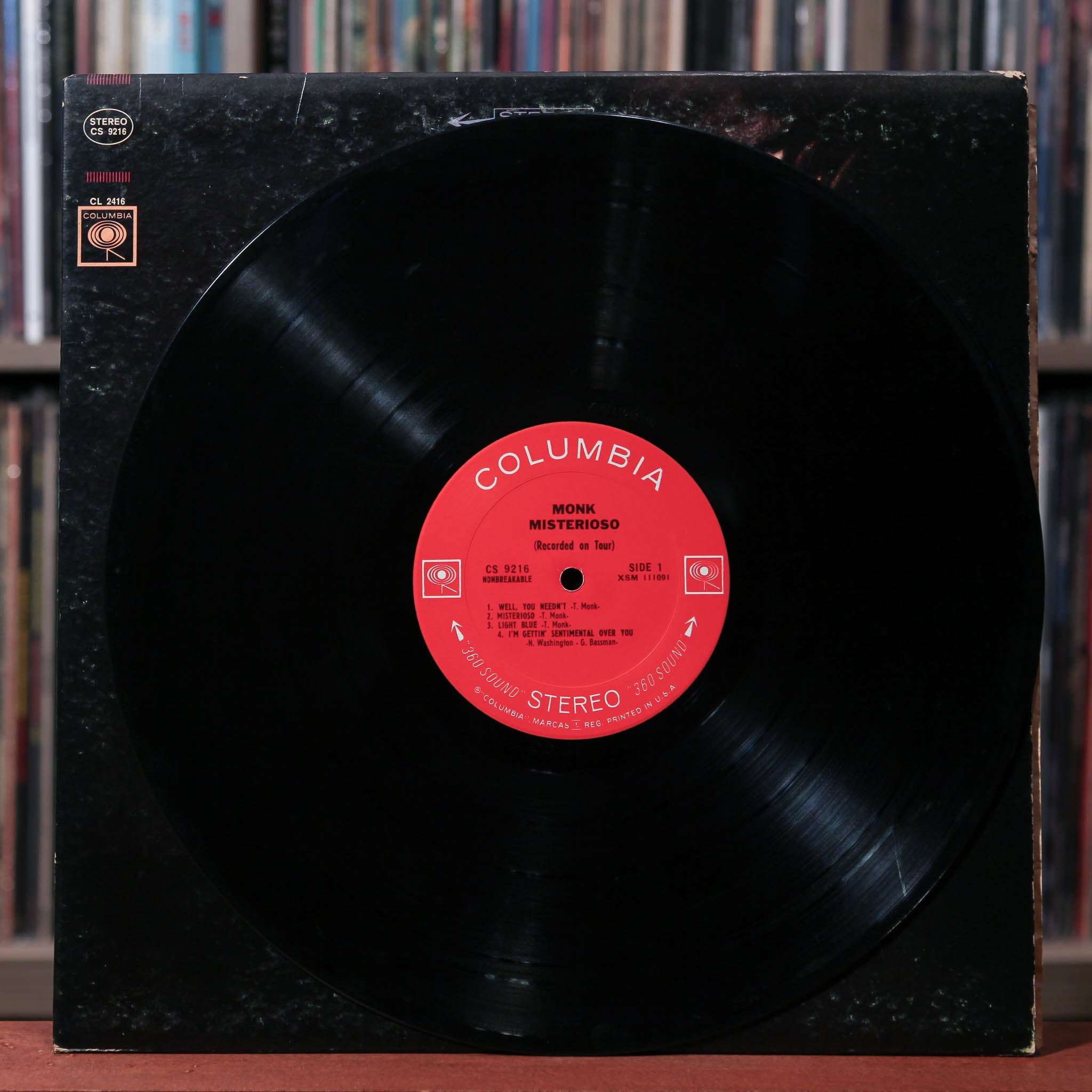 Thelonious Monk - Misterioso (Recorded On Tour) - 1970 Columbia, VG/VG