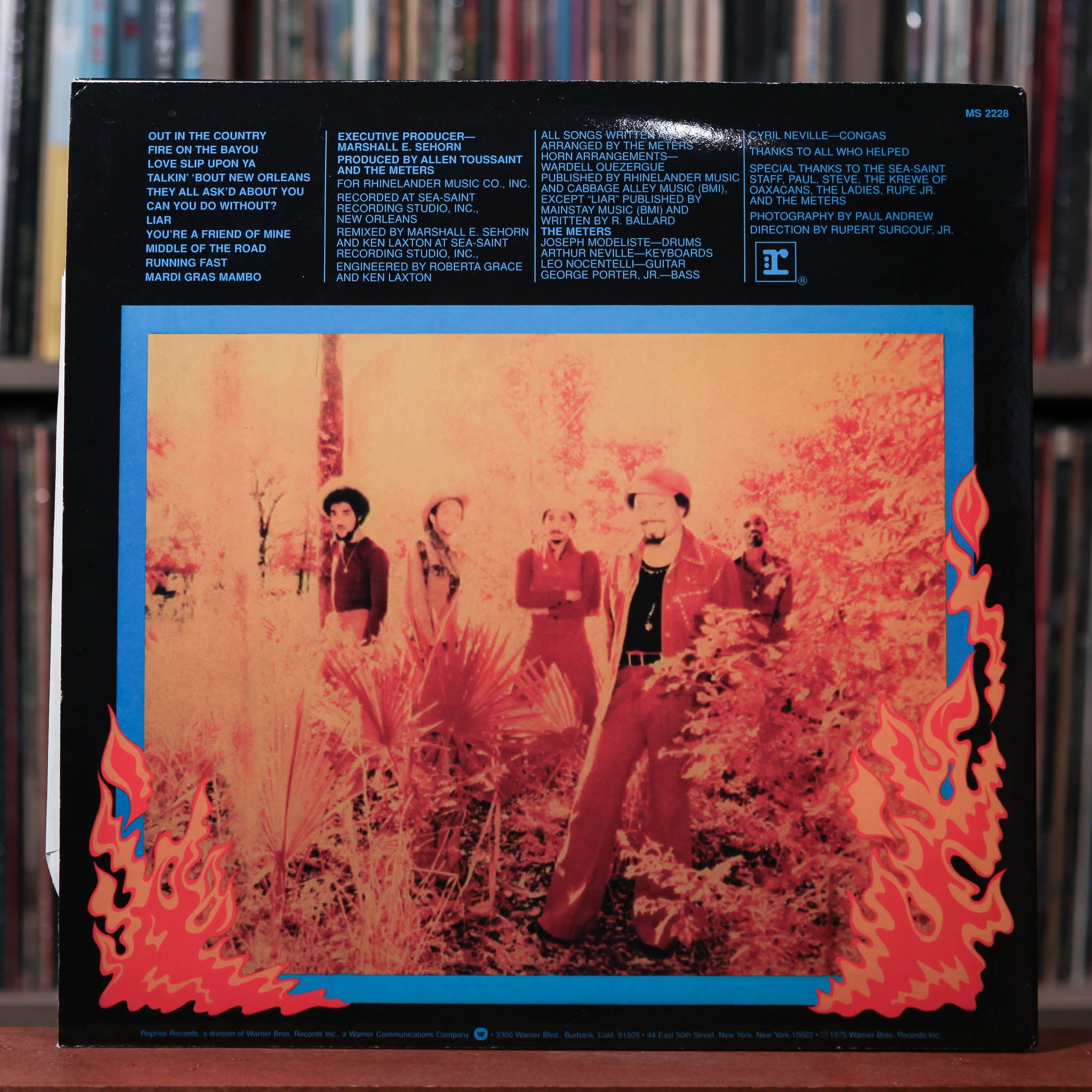 The Meters - Fire On The Bayou - 2009 Reprise Records, VG+/VG+