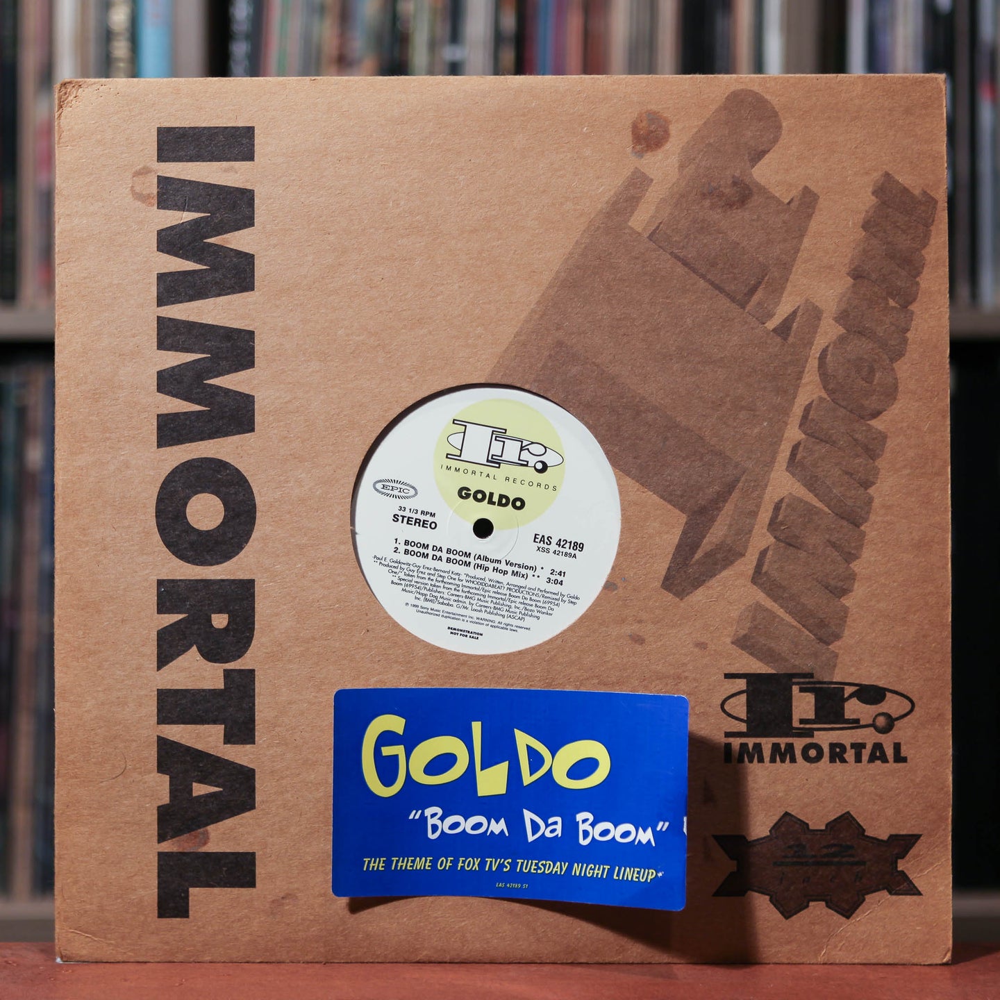 Goldo - Boom Da Boom- RARE Promo - Immortal 1999 - 12