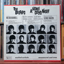 Load image into Gallery viewer, The Beatles - A Hard Day's Night (Original Motion Picture Sound Track) - MONO 1964 United Artists Records, VG/VG
