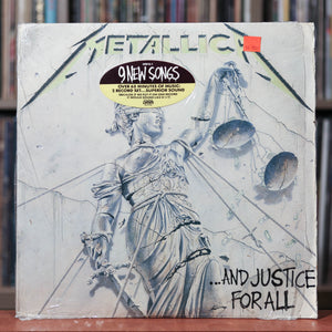 Metallica - And Justice For All - 2LP - 1988 Elektra, VG/NM w/Shrin