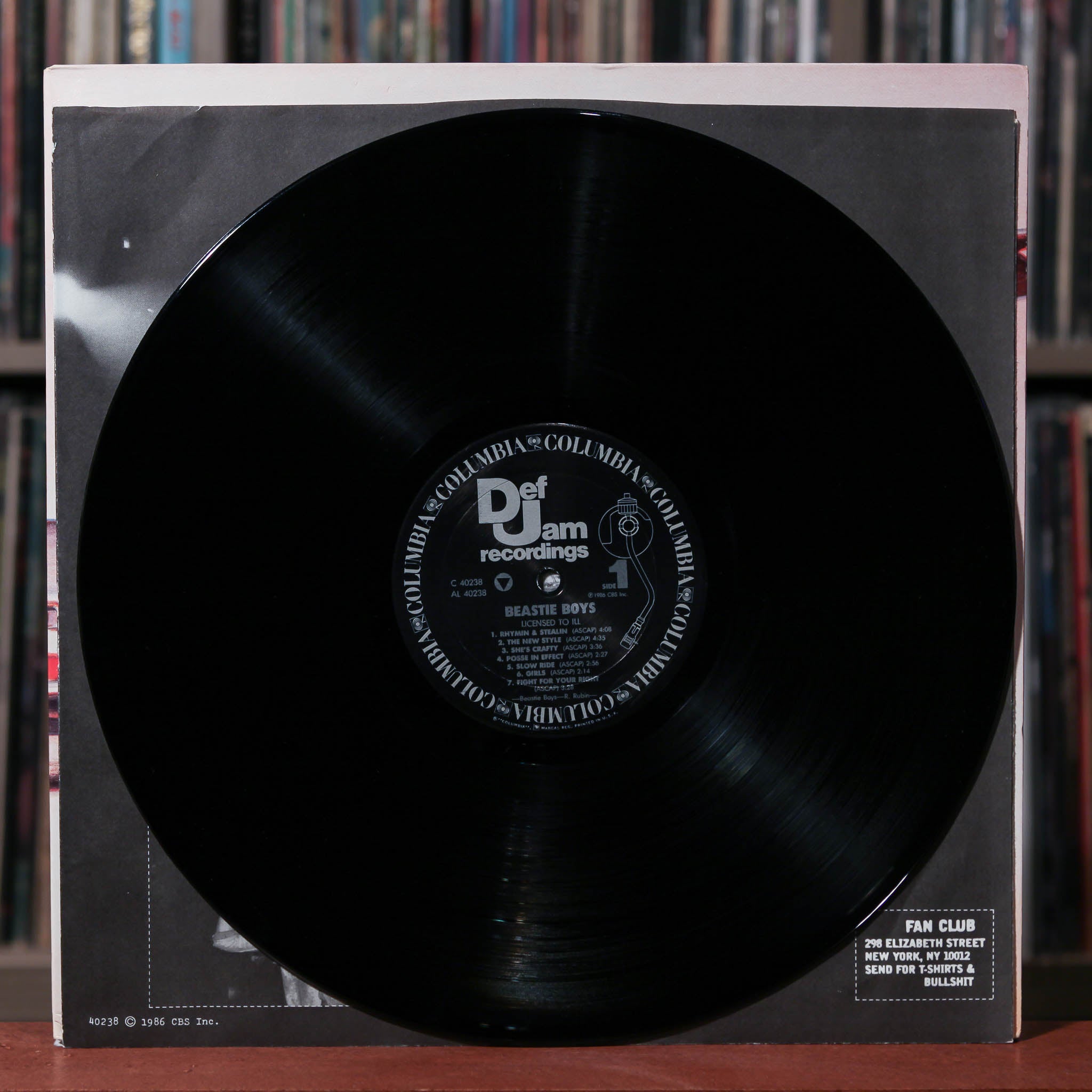 Beastie Boys - Licensed To Ill - 1986 Def Jam Recordings, EX/VG++