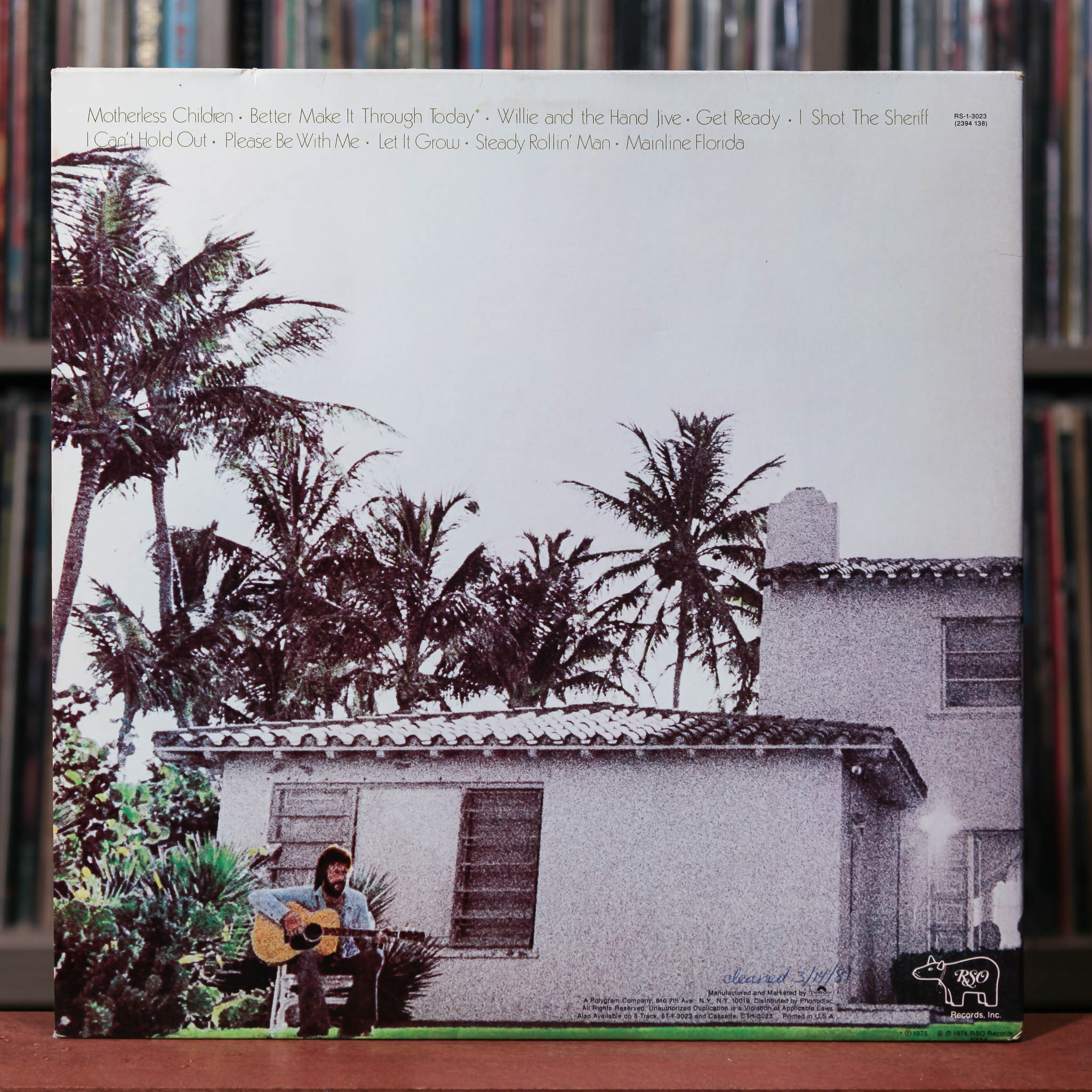 アート・デザイン・音楽 Fric Clapton 461 Ocean Boulevard Eric Clapton - Eric Clapton - 461 Ocean Boulevard (1974) SHM