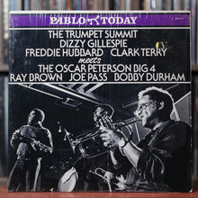 Load image into Gallery viewer, Dizzy Gillespie, Freddie Hubbard, Clark Terry Meets The Oscar Peterson Big 4 - Self Titled - 1980 Pablo Today, VG+/VG+ w/Shrink
