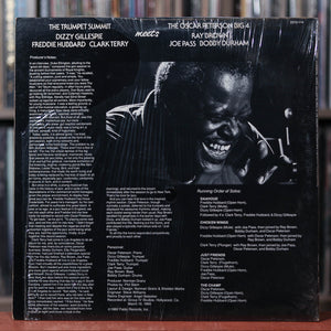 Dizzy Gillespie, Freddie Hubbard, Clark Terry Meets The Oscar Peterson Big 4 - Self Titled - 1980 Pablo Today, VG+/VG+ w/Shrink