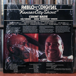 Count Basie, Joe Turner*, Eddie "CleanHead" Vinson - Kansas City Shout - Red Vinyl - 1980 Pablo Records, VG+/EX