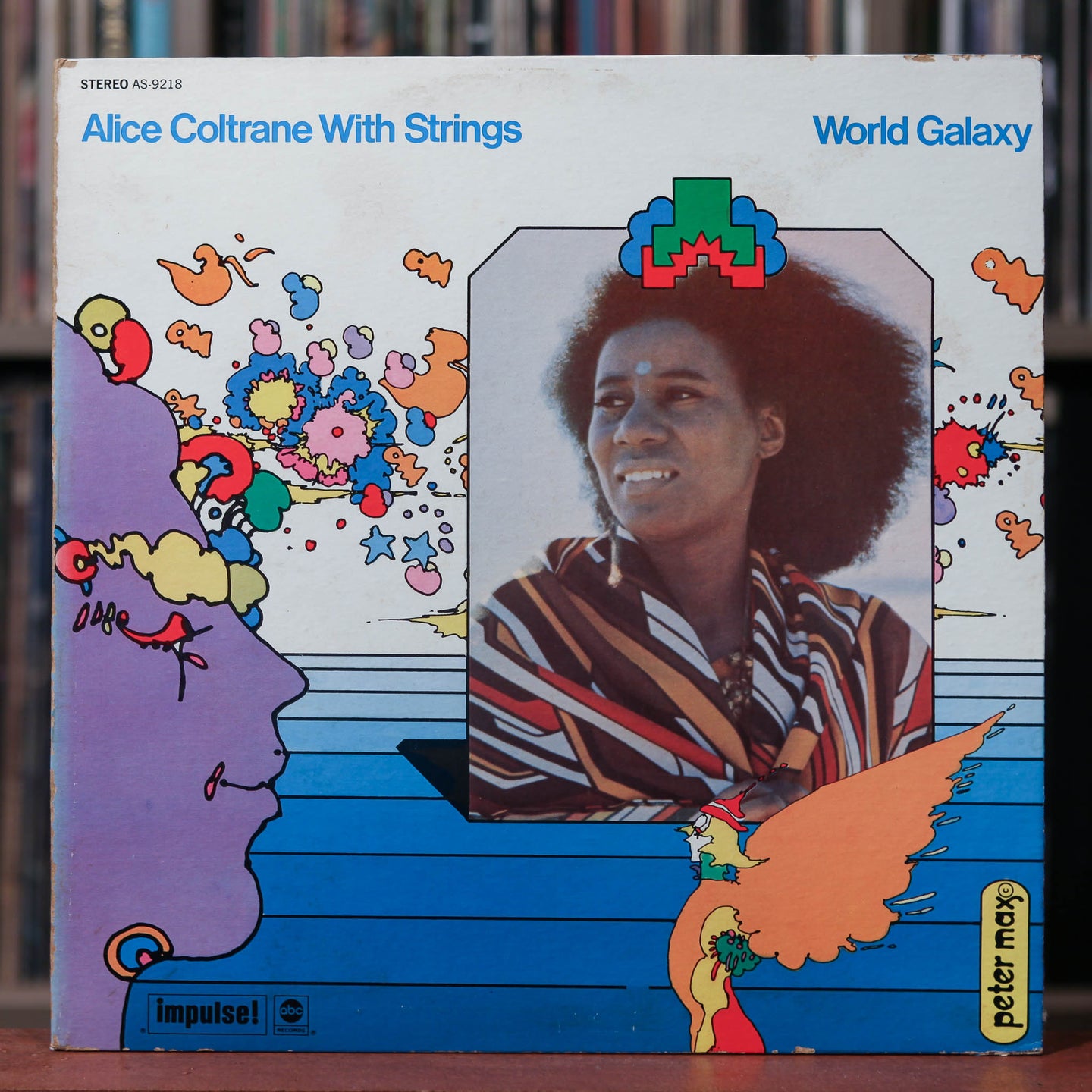 Alice Coltrane with Strings - World Galaxy - 1972 Impulse, VG+/VG+