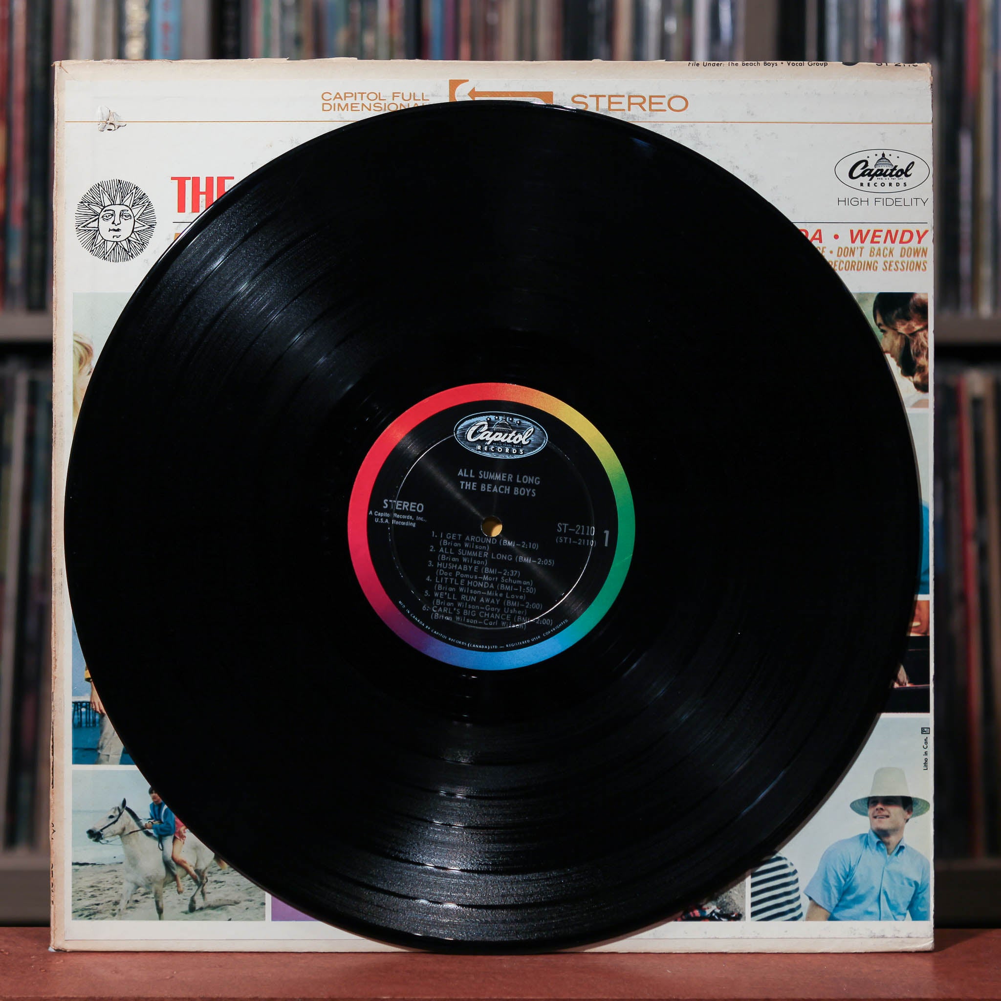 The Beach Boys - All Summer Long - 1964 Capitol Records, VG/VG
