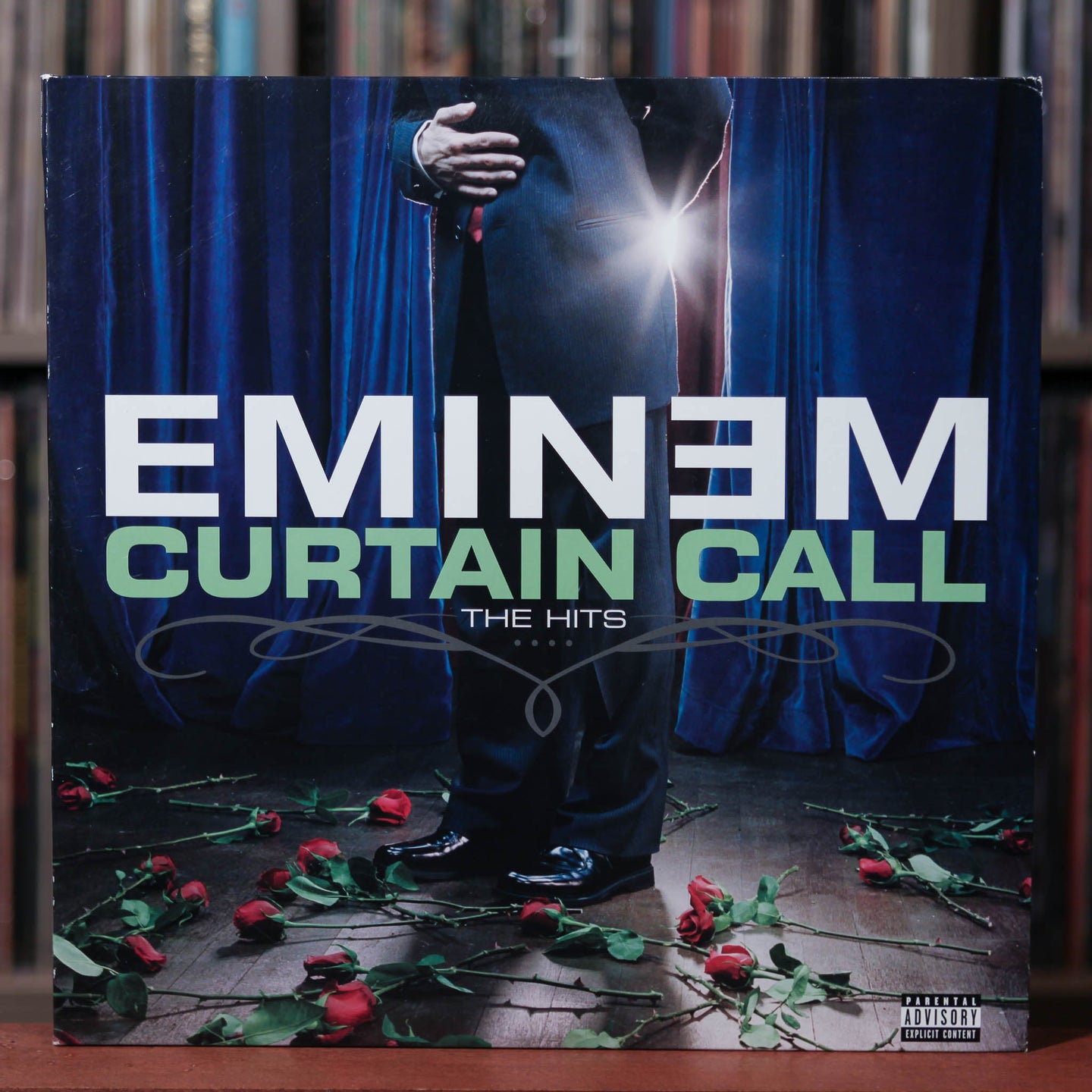 Eminem - Curtain Call / The Hits - 2LP Blue Trans Vinyl - 2020 Aftermath, VG/EX