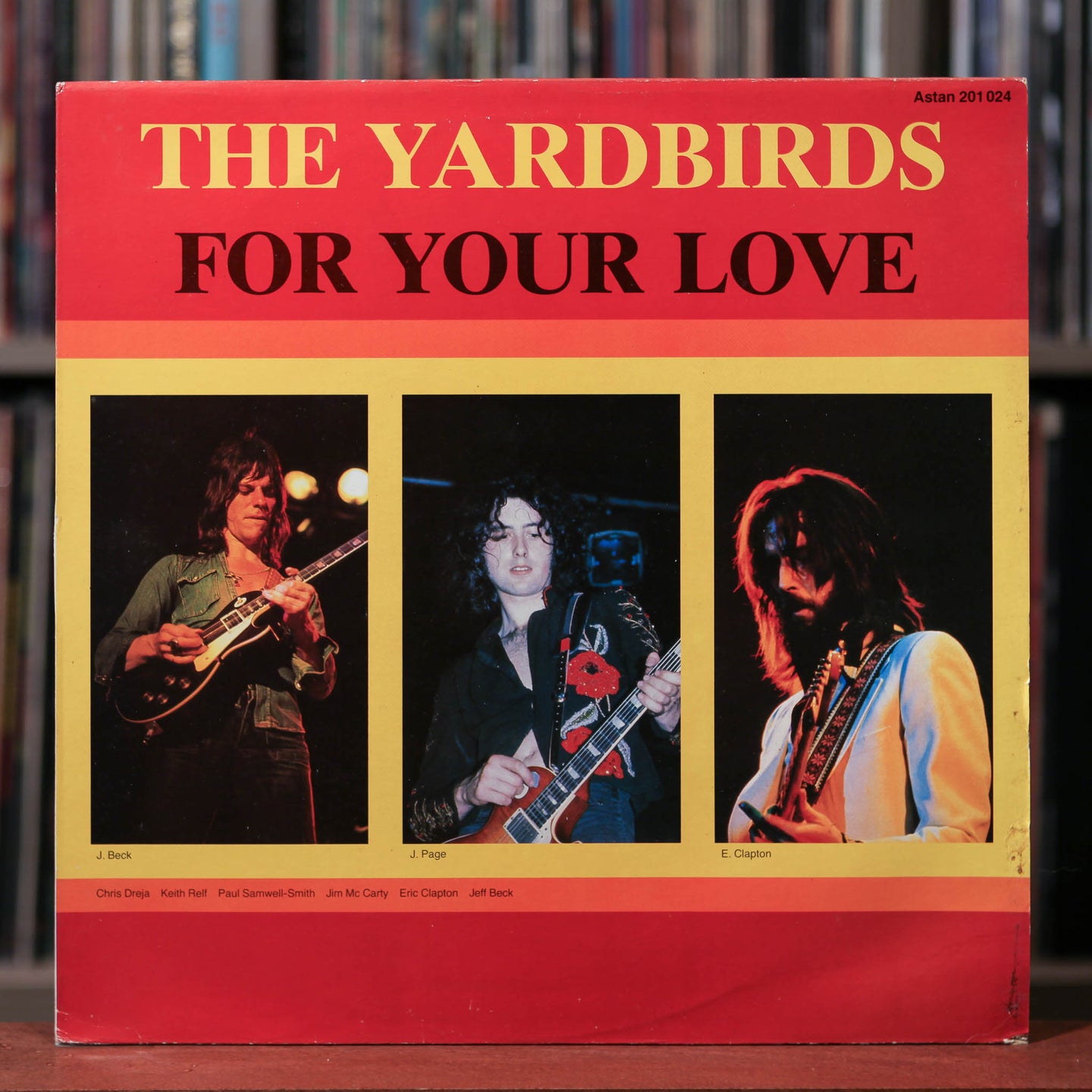 The Yardbirds - For Your Love - 1980's Astan, VG/VG+