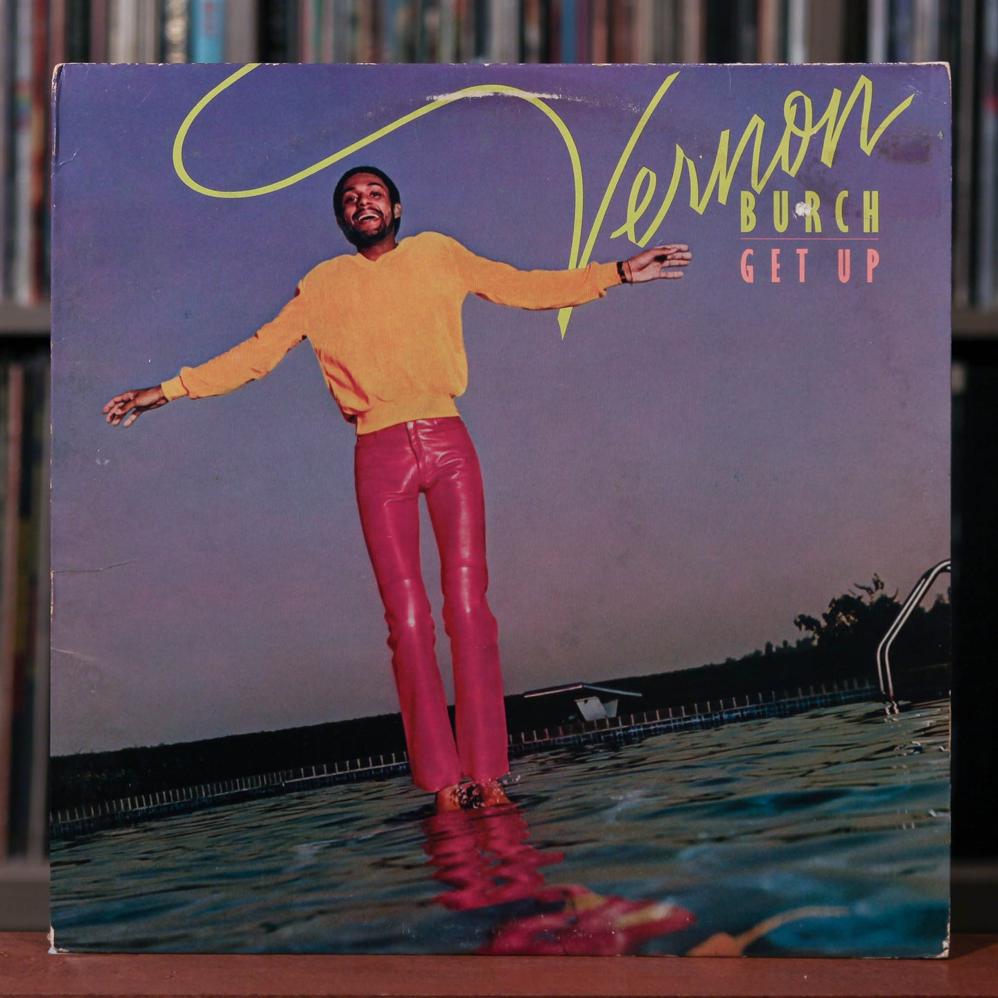 Vernon Burch - Gold Stamp Promo - Get Up - 1979 Chocolate City, VG+/VG+