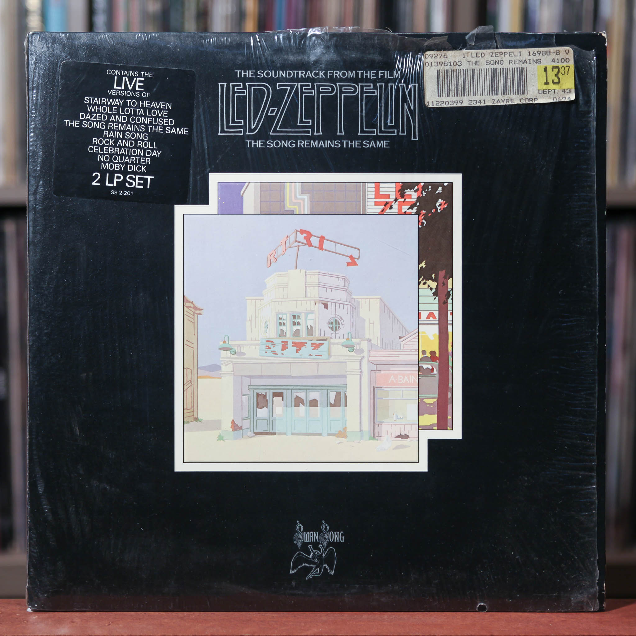 Led Zeppelin - The Song Remains The Same - 2LP - 1976 Swan Song, EX/VG