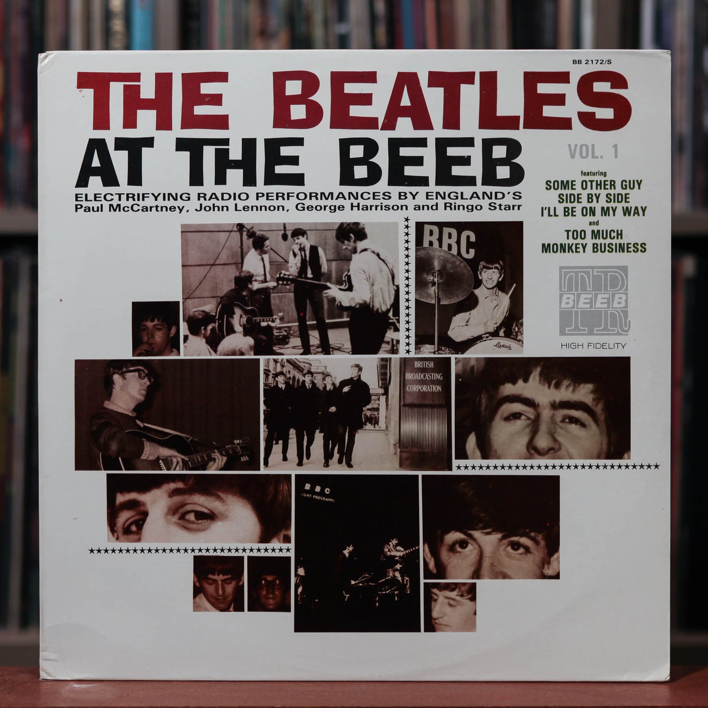 The Beatles - The Beatles At The Beeb Vol. 1  - RARE Private Press - 1986 Beeb Transcription Records, EX/NM