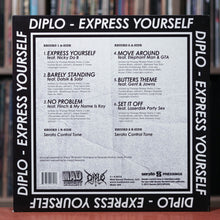 Load image into Gallery viewer, Diplo - Express Yourself -Limited Edition Red Translucent Vinyl - Mad Decent 2013 - VG+/VG+
