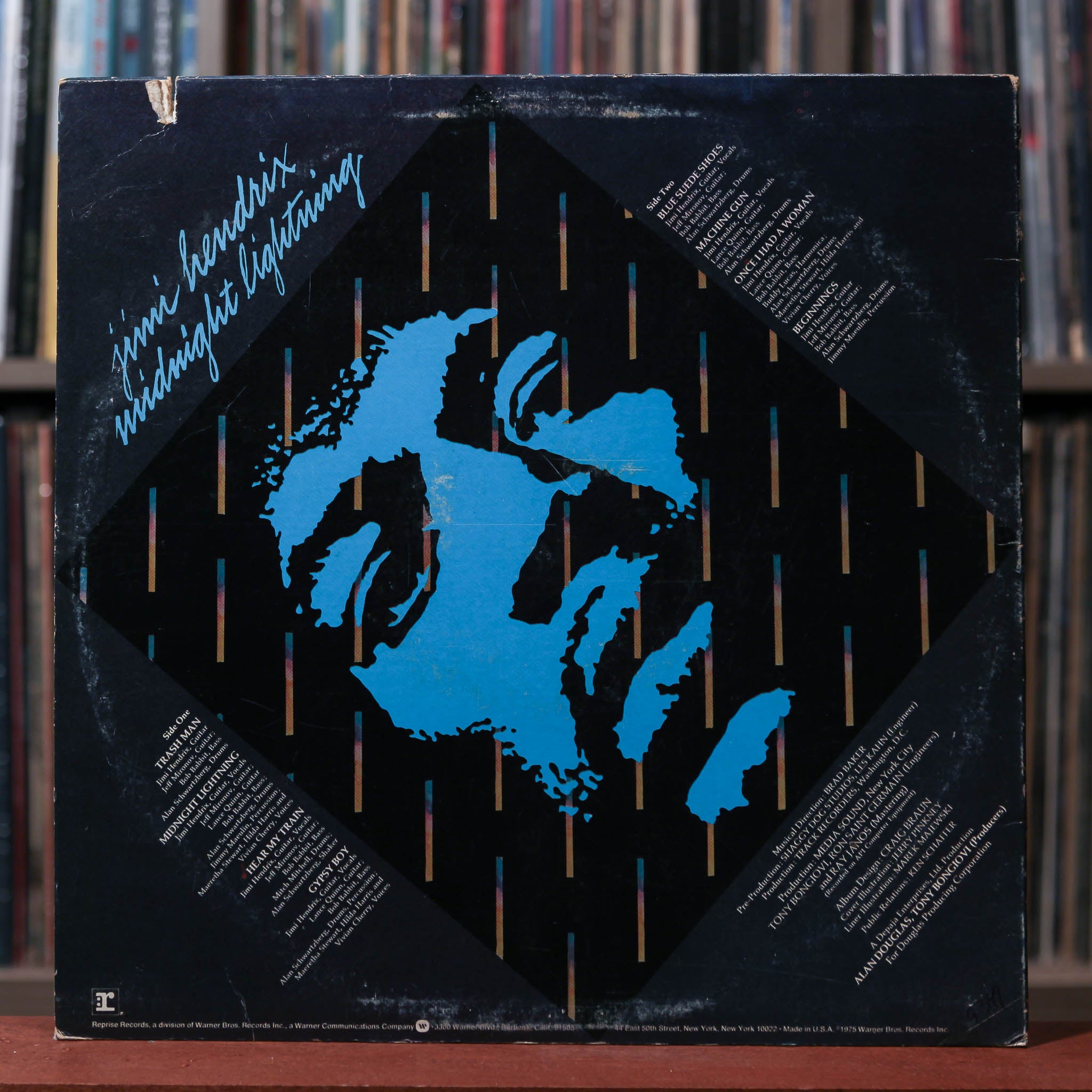 Jimi Hendrix - Midnight Lightning - 1975 Reprise Records, VG/VG
