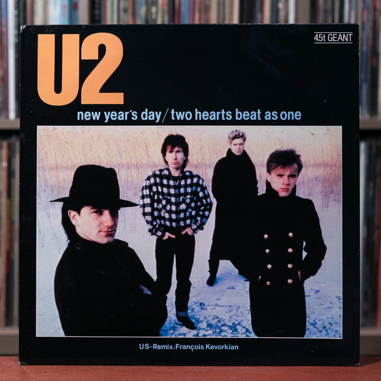 U2 - New Year's Day / Two Hearts Beat As One - French Import - 1983 Is